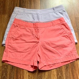 Bundle- Lavender & Hot Pink JCREW Shorts